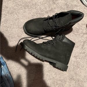 Timberland Men's Black Nubuck Boots